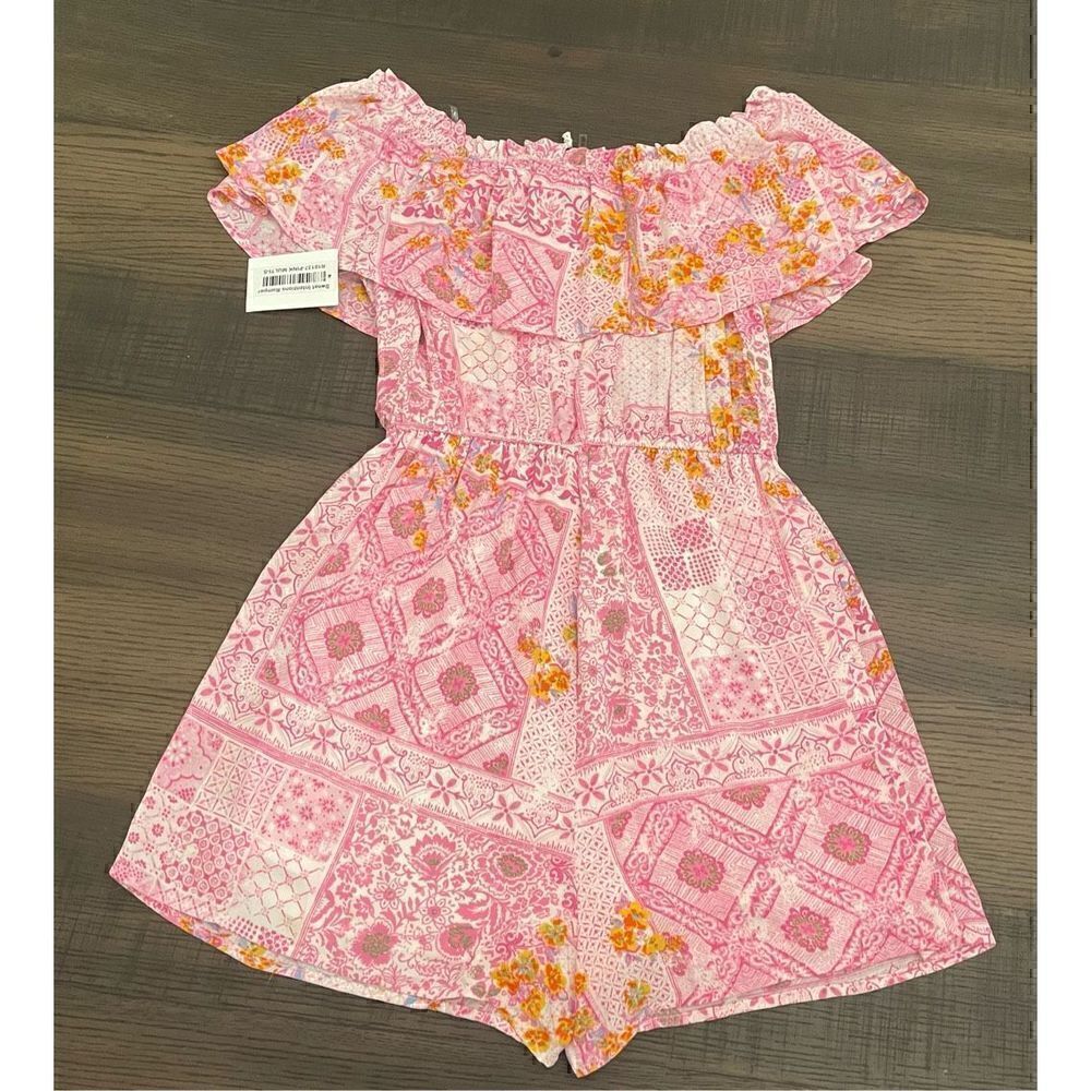 Emily Wonder Off the Shoulder Romper Size Small - Picture 3 of 9